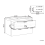 Beliani Wall Mounted Vanity Unit with Basin MAKANA Black 3