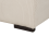 Beliani Ottoman LUNGO Corduroy Beige 6