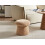 Beliani Pouffe EUFAULA Boucle Beige 2