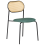 Beliani Set of 2 Dining Chairs ADAVER Metal Black 2