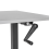 Beliani Manual Adjustable Standing Desk DESTINES 120 cm 72 cm Grey/ Black 11