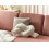 Beliani Throw Cushion GLADIOLUS 172 x 14 cm Boucle Off-White Solid 2