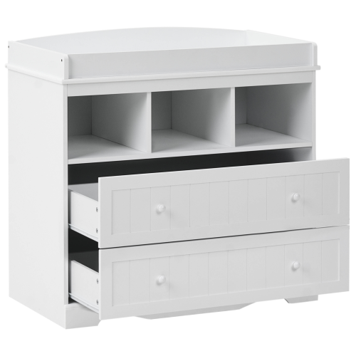 Beliani Changing Table Dresser VIRDEN White 1