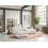 Beliani Corner Sofa KOLDING Boucle Light Beige with Ottoman Left Hand 2