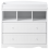 Beliani Changing Table Dresser VIRDEN White 5