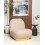 Beliani Armchair LOVIISA Boucle Beige 3