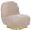 Beliani Armchair LOVIISA Boucle Beige 5