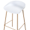 Beliani Set of 4 Bar Chairs VENLO White 6