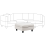 Beliani Ottoman UNSTAD Fabric Light Beige 4
