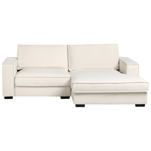 Beliani Corner Sofa KOLDING Boucle Light Beige Left Hand 1