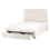 Beliani Bed with Storage Drawers SARDENT Boucle Off-White 140 x 200 cm (EU Double) 4