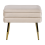 Beliani Upholstered Storage Bench ODESSA Velvet Beige 7