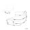 Beliani Bed with Storage Drawers SARDENT Boucle Off-White 140 x 200 cm (EU Double) 3