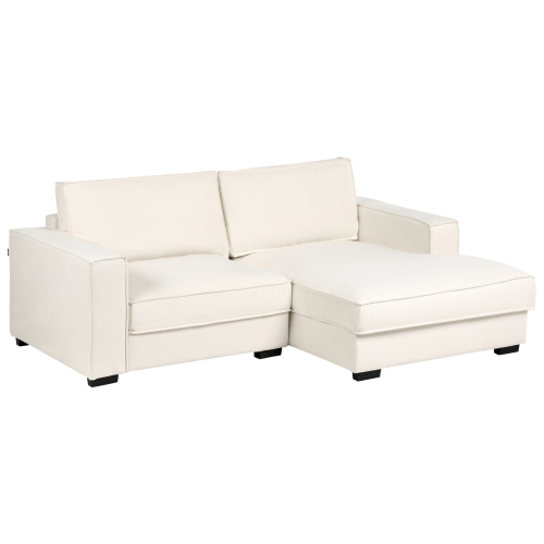 Beliani Corner Sofa KOLDING Boucle Light Beige Left Hand 2