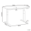 Beliani Electric Adjustable Standing Desk DESTINES 120 cm 72 cm Grey/ Black 4