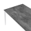Beliani Garden Dining Table SOVARETO 180 cm 90 cm Stone Effect Dark Grey 6