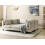 Beliani Modular U-Shape Sofa 5 Seater UNSTAD with Ottoman Fabric Light Beige 3