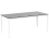 Beliani Garden Dining Table SOVARETO 180 cm 90 cm Stone Effect Dark Grey 4