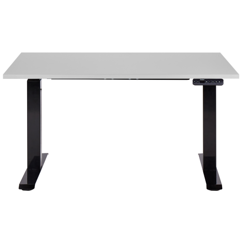 Beliani Electric Adjustable Standing Desk DESTINES 120 cm 72 cm Grey/ Black 1