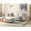 Beliani Modular Sofa 3 Seater UNSTAD with Ottoman Fabric Light Beige 2