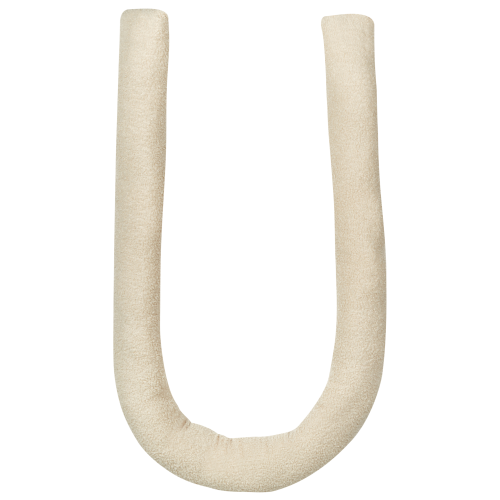 Beliani Throw Cushion GLADIOLUS 172 x 14 cm Boucle Beige Solid 1