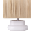 Beliani Table Lamp JUDY Ceramic White 3
