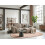 Beliani Corner Sofa KOLDING Fabric Taupe Left Hand 2
