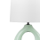 Beliani Table Lamp ABBIE Ceramic Light Green 5