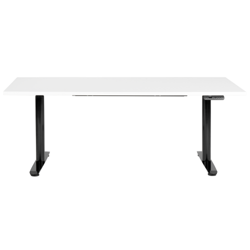 Beliani Electric Adjustable Standing Desk DESTINAS 180 cm 80 cm White/ Black 1