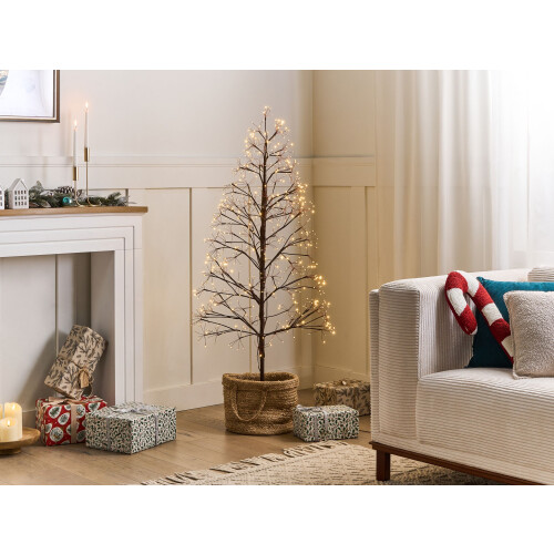 Beliani Outdoor Decoration LED LONKARI 150 cm Tree Brown 1
