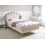 Beliani Bed Fabric AMBILLOU 120 x 200 cm (EU Small Double) Light Beige 2