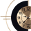 Beliani Wall Clock ALLOGNY 59 cm Metal Gold 2