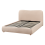 Beliani Ottoman Bed BLAGNAC Boucle Beige 140 x 200 cm (EU Double) 5