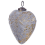 Beliani Set of 4 Baubles FERIABLE Glass Grey 15