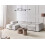 Beliani Modular Corner Sofa 4 Seater ARDAL Corduroy Off-White Right Hand 2