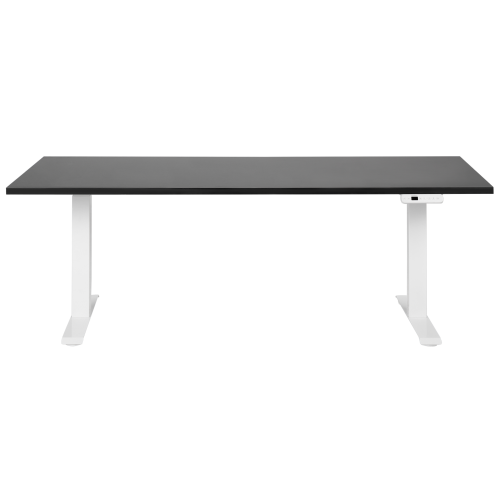 Beliani Electric Adjustable Standing Desk DESTINES 180 cm 80 cm Black/ White 1