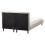 Beliani Bed Fabric FITOU 120 x 200 cm (EU Small Double) Beige 6