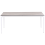 Beliani Garden Dining Table SOVARETO 180 cm 90 cm Wood-like Light Grey 5