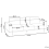 Beliani Sofa 3 Seater SOVIK Boucle Off-White 3