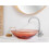 Beliani Countertop Basin MOENGO 540 x 360 mm Solid Surface Light Red 3