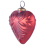 Beliani Set of 4 Baubles FERIABLE Glass Red 5