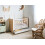 Beliani Baby Cot Bed with Storage Drawer GUNNAR 60 x 120 cm White 2