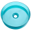 Beliani Countertop Basin TOLOSA  360 mm Solid Surface Turquoise 9
