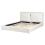 Beliani Bed Velvet BAJONNA 160 x 200 cm (EU King) Off-White 4