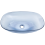 Beliani Countertop Basin MOENGO 540 x 360 mm Solid Surface Blue 4