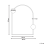 Beliani Wall Mirror AULON 69 cm 80 cm Metal Black 3
