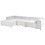 Beliani Modular Corner Sofa 4 Seater ARDAL Corduroy Off-White Right Hand 5