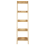 Beliani 5 Tier Shelving Unit MOBILE DUO 169 cm Light Brown 2