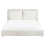 Beliani Bed Velvet BAJONNA 160 x 200 cm (EU King) Off-White 5