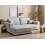 Beliani Corner Sofa 3 Seater LOFOTEN Fabric Light Grey Right Hand 2